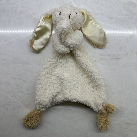 Mary Meyer Bunny Rabbit Plush Ivory Tan Lovey Fleece 12" Baby Toy Oatmeal - Picture 3 of 6